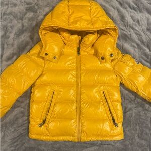 Yellow Kids Puffer Jacket
